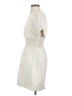 DKNY 100% Polyurethane Solid Ivory Casual Dress Size XS - photo 5