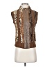 Peter Nygard Brown Vest Size 0 - photo 1