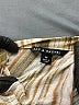 Zac & Rachel Stripes Ivory Long Sleeve Blouse Size M - photo 7