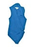 Marilyn Monroe Blue Sleeveless Blouse Size S - photo 1