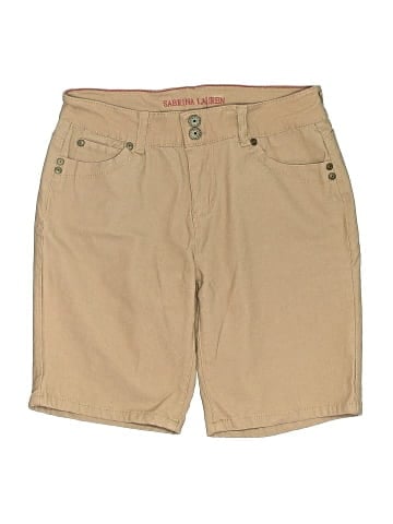 Sabrina Lauren Khaki Shorts (view 1)