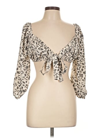 Blush 3/4 Sleeve Blouse (view 1)