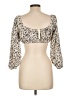 Blush 100% Polyester Ivory 3/4 Sleeve Blouse Size L - photo 2