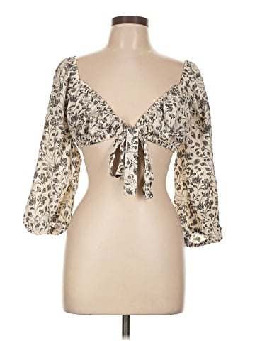 Blush 3/4 Sleeve Blouse (view 1)