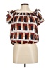 Blush 100% Cotton Brown Sleeveless Blouse Size M - photo 1