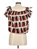 Blush 100% Cotton Brown Sleeveless Blouse Size M - photo 2