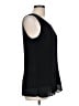Roz & Ali 100% Polyester Black Sleeveless Blouse Size L - photo 4