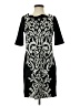 Sunny Leigh Graphic Black Cocktail Dress Size S - photo 1