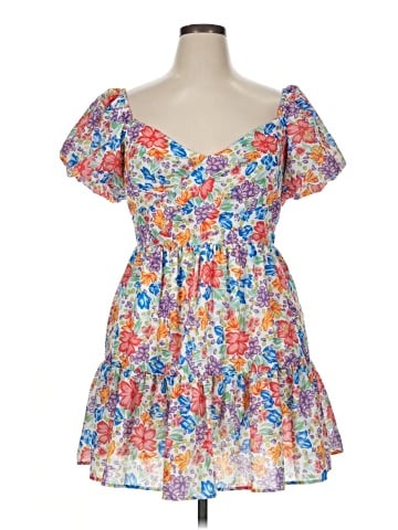 Aqua Casual Dress (view 1)