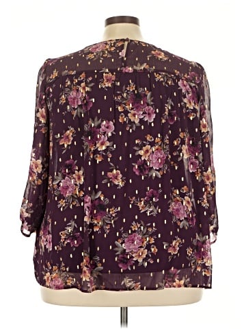 Sara Michelle 3/4 Sleeve Blouse (view 2)