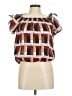 Blush 100% Cotton Brown Sleeveless Blouse Size M - photo 1