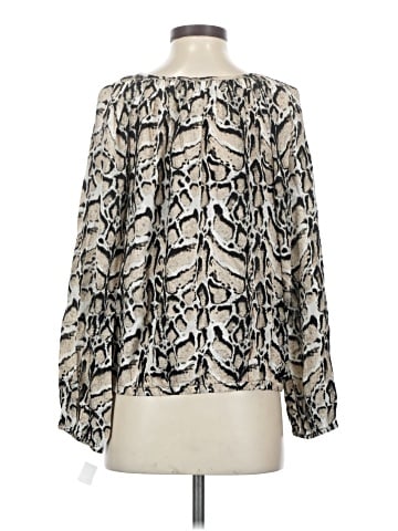 Fifteen Twenty Long Sleeve Silk Top (view 2)