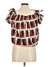 Blush 100% Cotton Brown Sleeveless Blouse Size M - photo 2