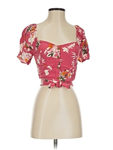 Aeropostale Short Sleeve Blouse (view 1)
