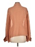 ee:some 100% Polyester Houndstooth Orange Long Sleeve Blouse Size L - photo 2