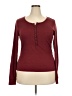 Universal Thread Burgundy Long Sleeve Henley Size XXL - photo 1