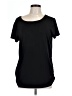 Elle Black Short Sleeve Top Size L - photo 1