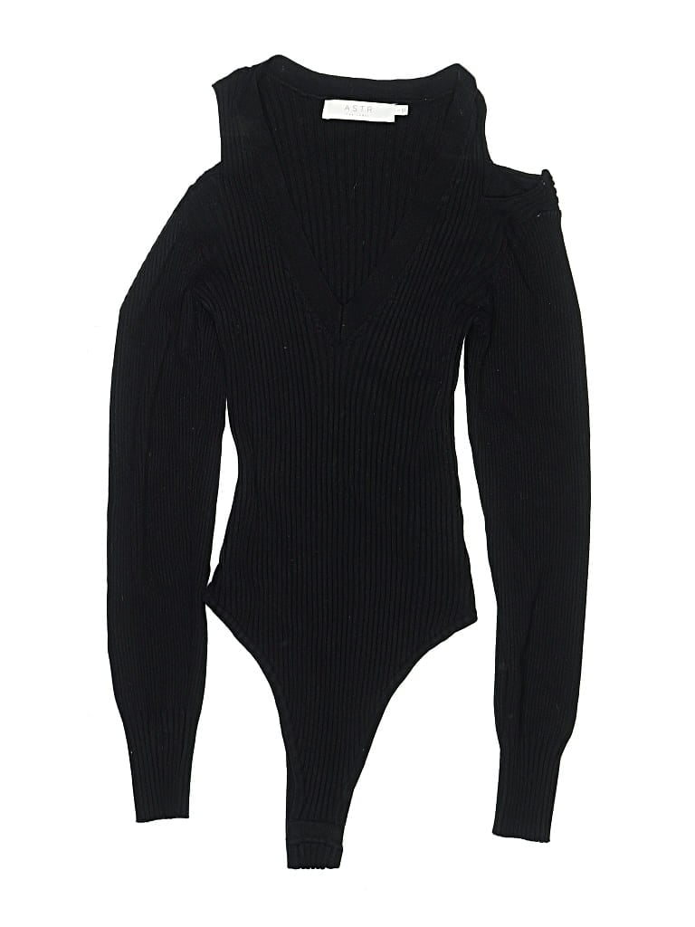 Pre-owned Astr Bodysuit In Black