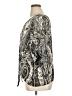 Style&Co 100% Polyester Paisley Silver 3/4 Sleeve Blouse Size XL - photo 5