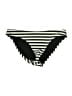 Solid & Striped Chevron-herringbone Black Swimsuit Bottoms Size M - photo 1