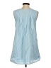 Kourt 100% Cotton Blue Sleeveless Blouse Size S - photo 2