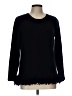 Ann Mashburn Solid Black Pullover Sweater Size L - photo 1