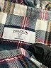 UNTUCKit Plaid Burgundy Gray Long Sleeve Button-Down Shirt Size 8 - photo 7