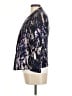 Club Monaco 100% Polyester Print Purple Blazer Size 8 - photo 5