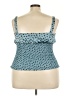Assorted Brands 100% Rayon Teal Sleeveless Blouse Size 3X - photo 2