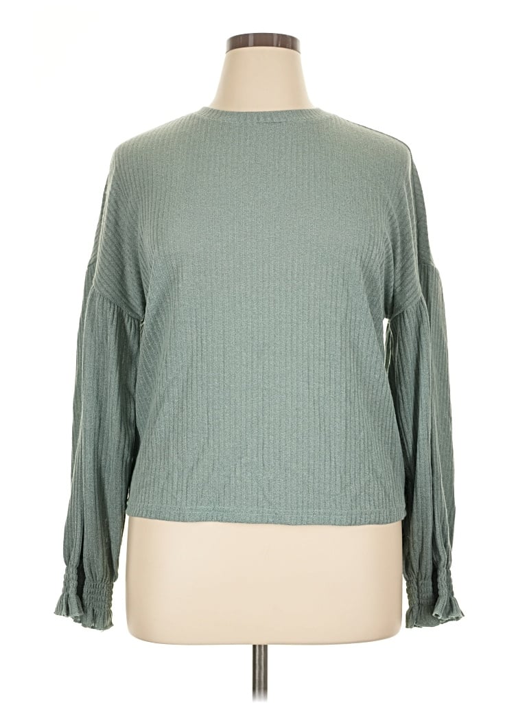 Pre-owned Unbranded Pullover Sweater In Green