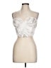 LA Hearts 100% Polyester Silver Sleeveless Blouse Size L - photo 1