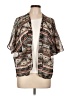 Oboe 100% Polyester Brown Kimono Size L - photo 1