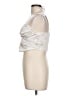 LA Hearts 100% Polyester Silver Sleeveless Blouse Size L - photo 5