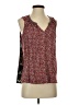 One September 100% Rayon Red Sleeveless Blouse Size S - photo 1