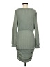 Unbranded 100% Polyester Gray Casual Dress Size M - photo 2