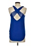 Naked Zebra 100% Polyester Blue Sleeveless Blouse Size S - photo 2