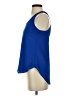 Naked Zebra 100% Polyester Blue Sleeveless Blouse Size S - photo 5