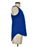 Naked Zebra 100% Polyester Blue Sleeveless Blouse Size S - photo 4