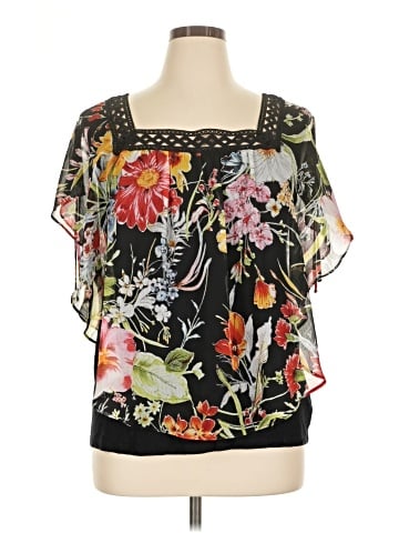 Apt. 9 Short Sleeve Blouse (view 1)