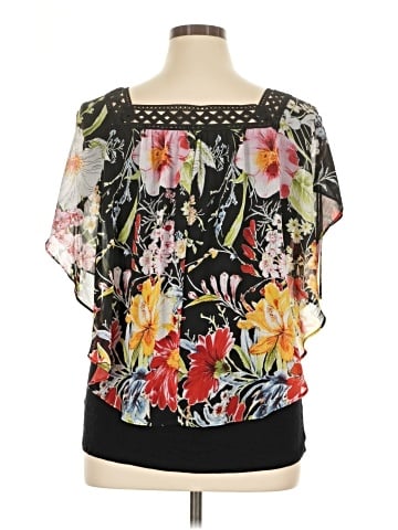 Apt. 9 Short Sleeve Blouse (view 2)