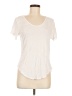 Mind Code 100% Rayon Ivory Short Sleeve T-Shirt Size M - photo 1