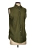 Current/Elliott 100% Cotton Green Sleeveless Button-Down Shirt Size 0 - photo 1