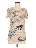 Antonio Melani Tan Short Sleeve Top Size 6 - photo 1