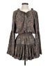 Buddy Love 100% Polyester Animal Print Gray Casual Dress Size S - photo 1