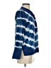 J.Crew 100% Silk Tie-dye Blue Blouse Size S - photo 4