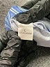 Unbranded 100% Polyester Stripes Blue Long Sleeve Blouse Size L - photo 7