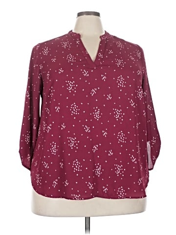 Lush 3/4 Sleeve Blouse (view 1)