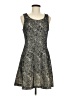 Express 100% Nylon Paisley Gray Cocktail Dress Size M - photo 1