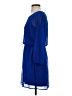 Express Outlet 100% Polyester Solid Blue Casual Dress Size XS - photo 5