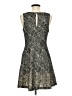 Express 100% Nylon Paisley Gray Cocktail Dress Size M - photo 2
